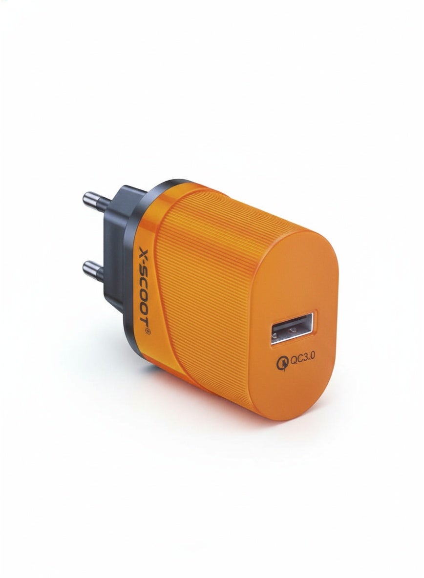 CH-273 67W Super Fast Mobile Wall Charger with USB-C Cable , High Speed Charging Adapter for Phone and Smartphone, Dual 