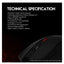 FANTECH Red WG10 Mouse Wireless (2.4GHZ) Gaming Mouse With USB Receiver | Optical Sensor 2,000 DPI - PC/LAPTOP/MAC