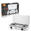 RAF Electric Hot Plate Two Burner Gas R.8033, White