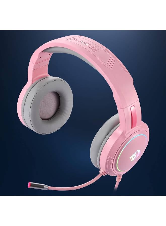 H270 MENTO RGB Gaming Headset with Microphone, Wired, Compatible with Xbox One, Nintendo Switch, PS4, PS5, PC, Laptops a