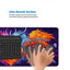 Colorful Dragon Gaming Mouse Pad Colorful Cartoon Angel Demon Heart Mousepad Large Gaming Mouse Pad Laptop Keyboard Mat 