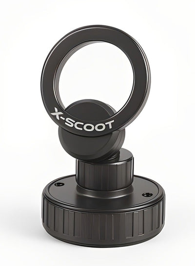 XS-809 Magnetic Car Phone Holder with Powerful Magnetic Ring, 360° Rotating Adjustable Smartphone Mount, One-Hand Operat