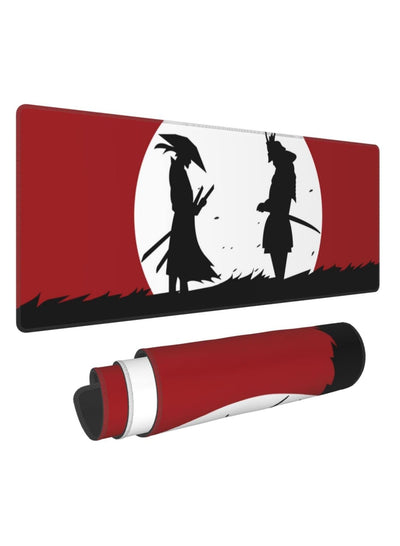 Japanese Samurai Battle Gaming Mouse Pad Large XL Desk Mat Long Extended Pads Big Mousepad for Home Office Decor Accessories ( 80x30x2mm )