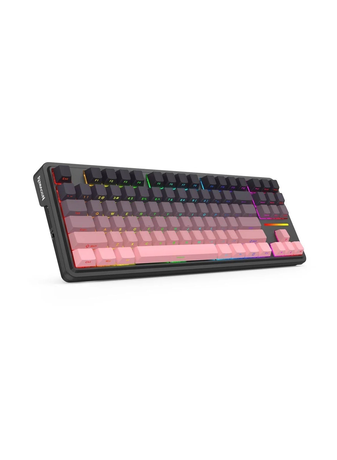 80% TKL Tri-Mode Wireless Mechanical Gaming Keyboard With Hot-Swappable Switches RGB Backlit Gasket Mounted Design USB-C