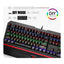 كيبورد ريدراجون K558 بسويتش أحمر مضاء بـ RGB