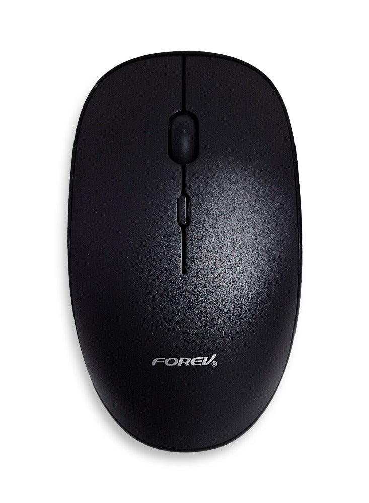 Forev 2.4G Wireless Keyboard+Mouse Set First Choice For Office Business FV-W806 , Wireless technology , Energy saving , Ergonomic Design , Waterproof , 2.4G Wireless