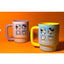 Large Capacity Ceramic Coffee Mug with Cartoon Character Design, Cute Ceramic Tea Cup for Hot & Cold Drinks, Milk Mug, L