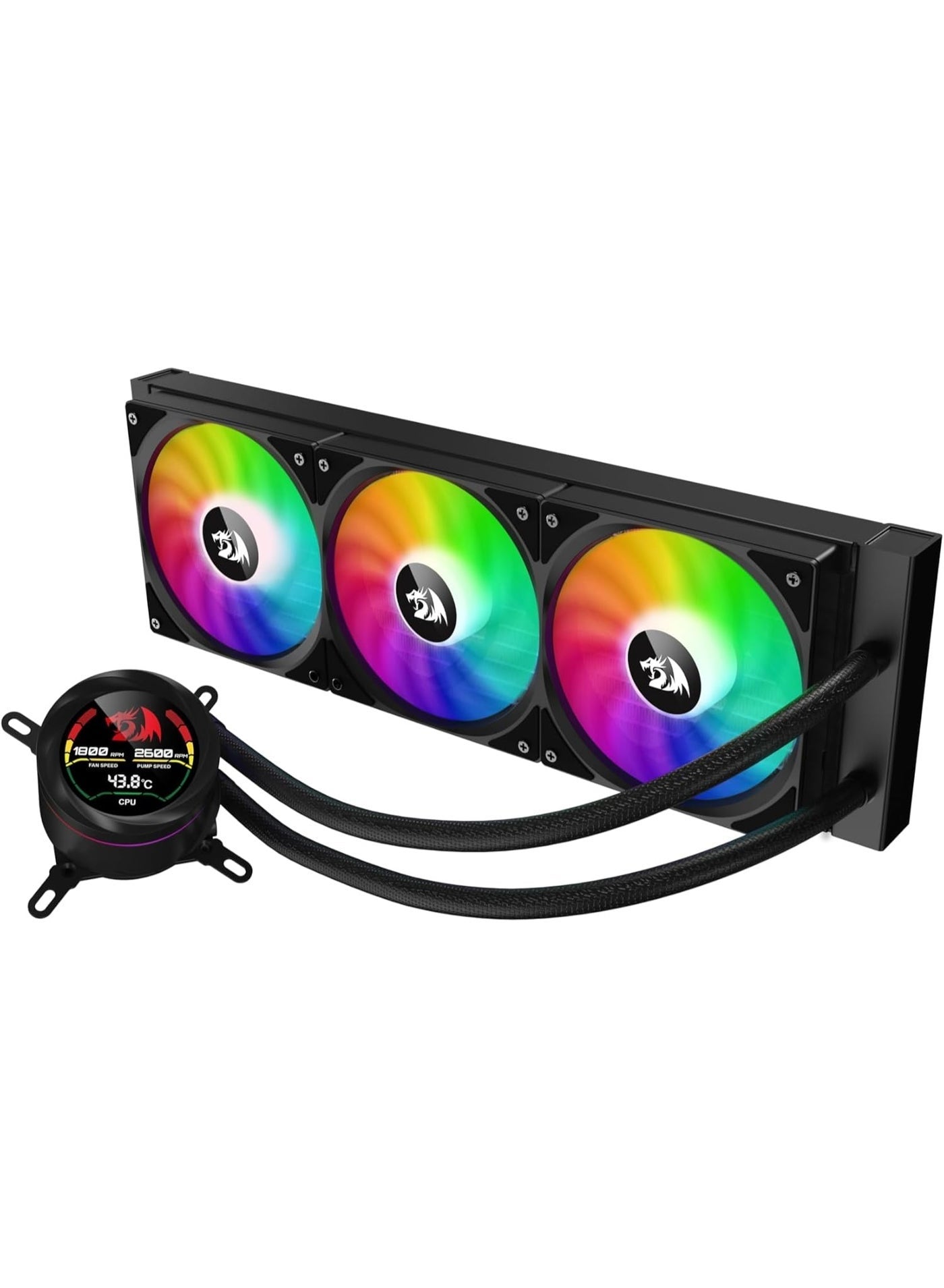 تفاصيل الحواف والتصميم في شاشة Redragon CCW-1017