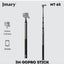 Professional Selfie Stick MT-65 , 3M Extendable and Foldable Carbon Fiber Stick with 360° Rotating Head, Non Slip Grip, 
