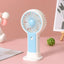 Portable Mini Fan USB Rechargeable Cute 1.5W Small Electric Fan For School ( Yellow )