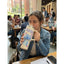 Thermal Mug 1200ML with Handle – Double Wall Vacuum Insulated Stainless Steel Tumbler with Lid, Stitch Cartoon Printed D