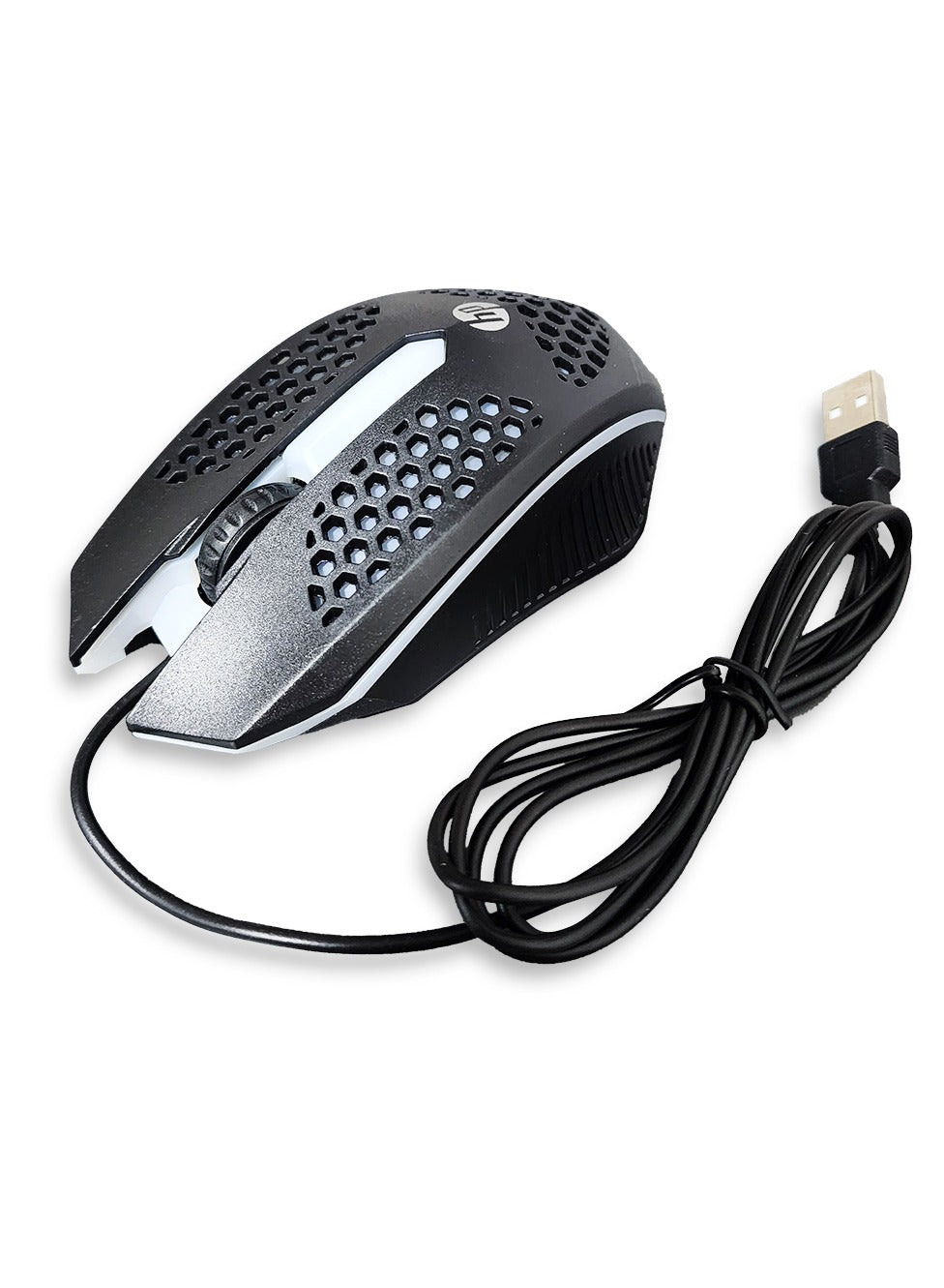 HP Wired Mouse Gaming 4 Button ,7 Color LED , 1600DPi - BLack X-750