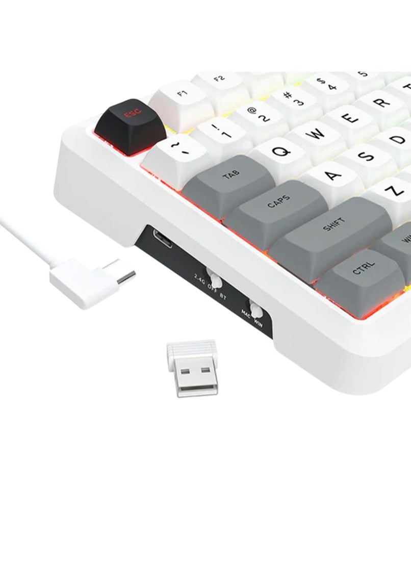 السويتشات القابلة للتبديل في كيبورد Redragon K688WGL-RGB-PRO