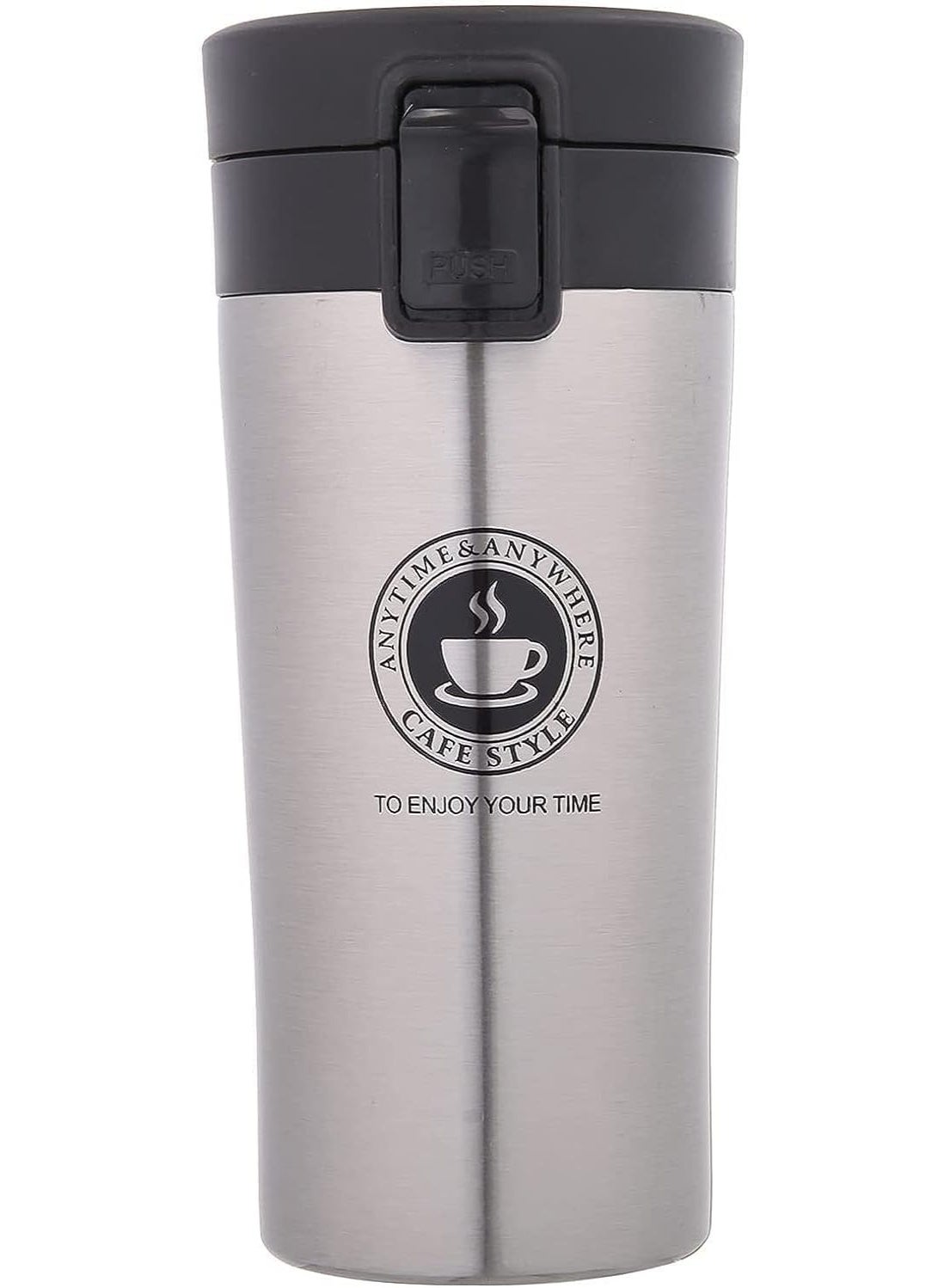 Insulated Travel Coffee Mug 300ml , Double Wall Vacuum Stainless Steel Tumbler with One-Click Leak Proof Lid, Hot & Cold