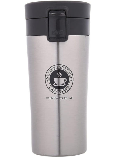 Insulated Travel Coffee Mug 300ml , Double Wall Vacuum Stainless Steel Tumbler with One-Click Leak Proof Lid, Hot & Cold
