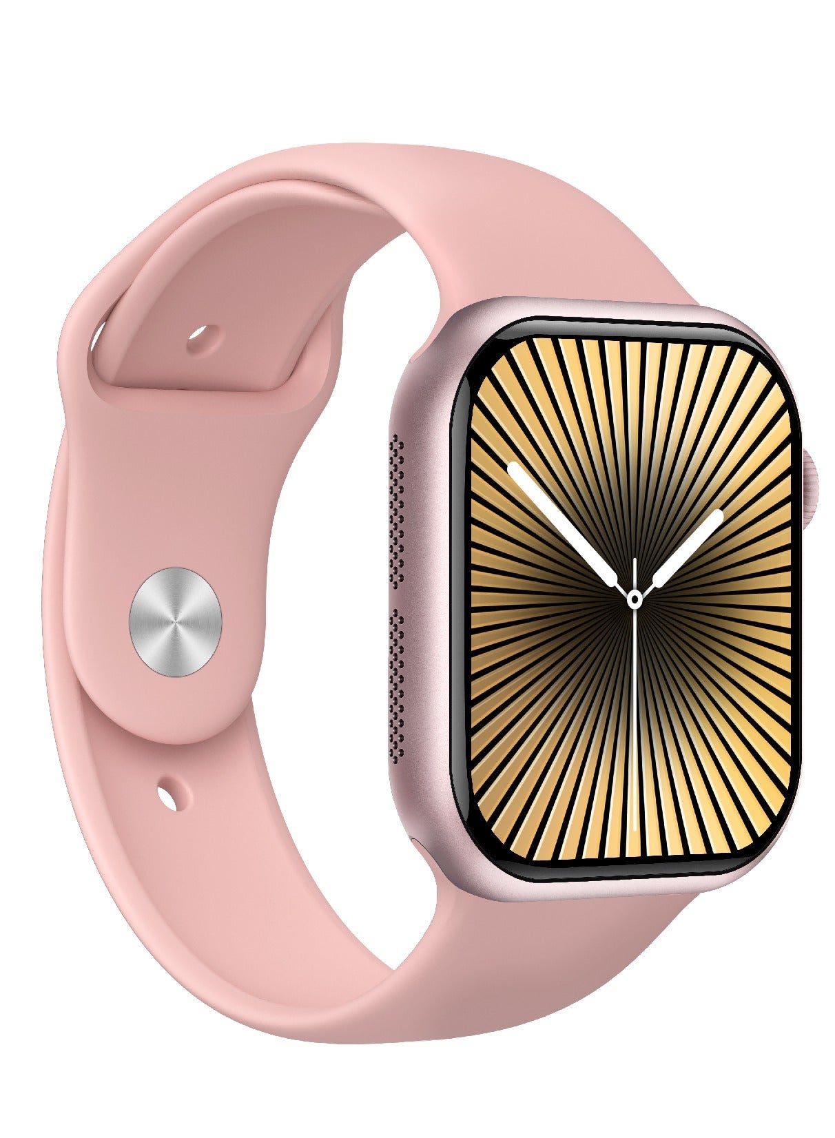 SW-14 Smart Watch with 1.83" HD Display, 3 Interchangeable Pink Watch Bands, Bluetooth Calling, Heart Rate & Sleep Monit