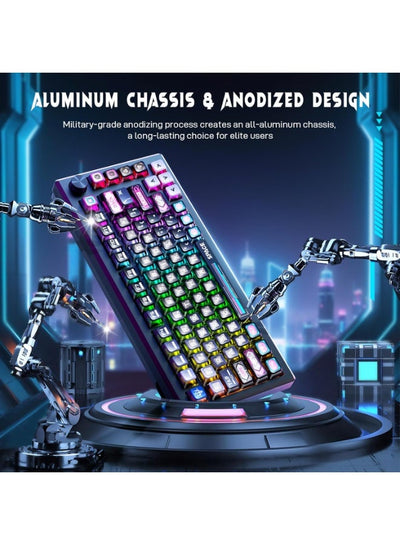 كيبورد ريدراجون K732MC بسويتش خطي مضاء بـ RGB
