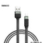 High Speed Charging Cable RC-C085, 3A Fast USB to Lightning Cable , 1M Durable Braided Design with Aluminum Alloy Connec