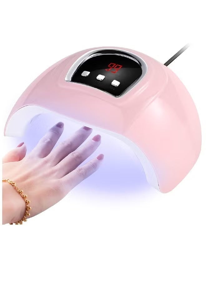 SK-17013 Professional UV/LED Nail Lamp – Dual Light Source, Digital Timer Display, Manual Time Controls, Fast Gel & Acry