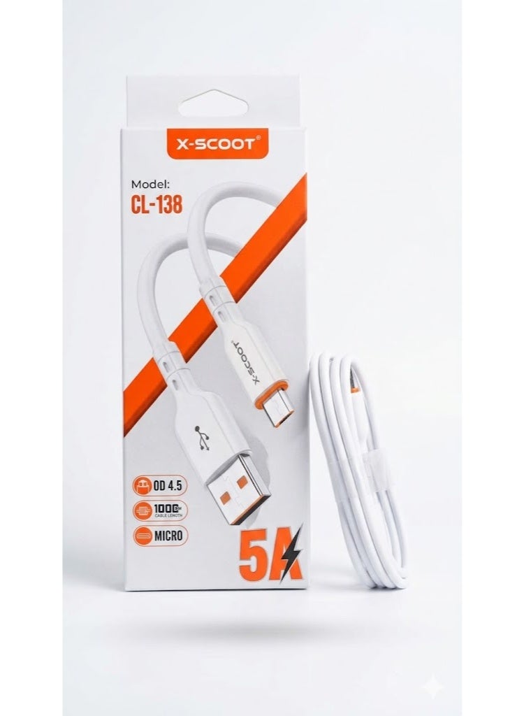 كابل شحن سريع X-SCOOT ORIGINAL منفذ