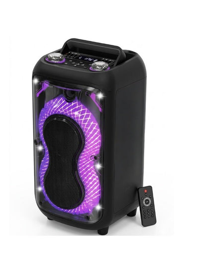 سبيكر حفلات Platinum AH-6200 مزدوج 6.5 إنش قوة 30W RMS إضاءة ديسكو أسود