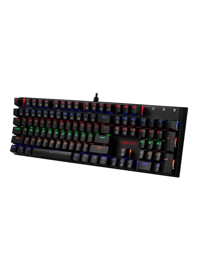 كيبورد جيمنج Redragon K565R-1 RUDRA ميكانيكال بمفاتيح حمراء أسود
