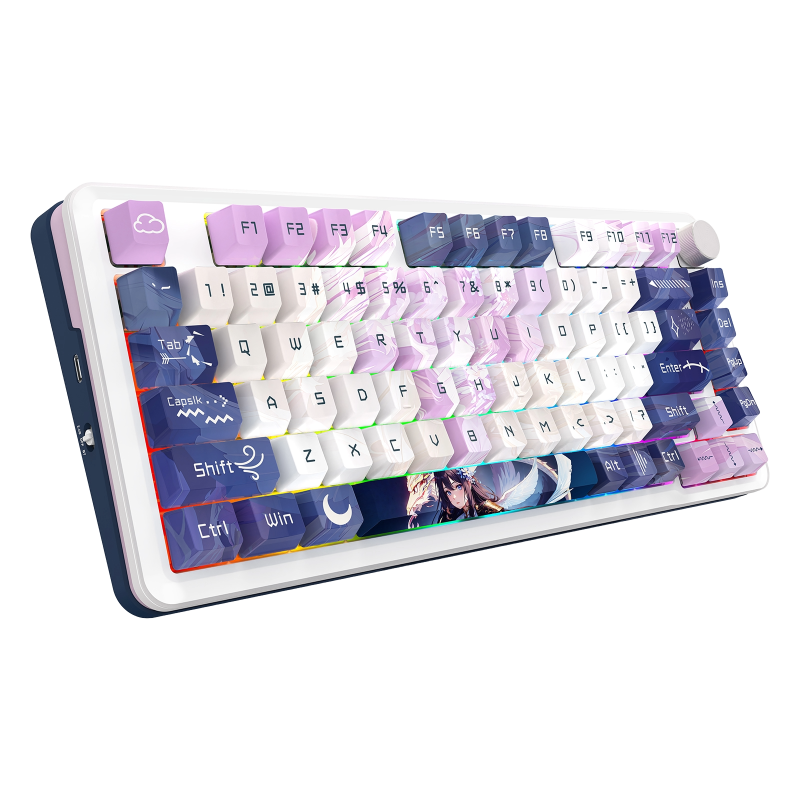 كيبورد جيمنج Redragon K681 CYRUS Pro ميكانيكال 75% متعدد الألوان
