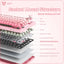 onikuma MT707 Tri-Mode RGB Mechanical Keyboard 81-Key Pink