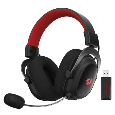 سماعة جيمنج REDRAGON H541 Pro CRAGBLADE وايرلس 7.1 Surround درايفر 50mm أسود