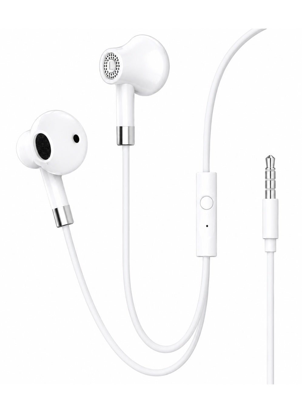 G30 Wired In-Ear Earphones – Clear Stereo Sound Quality, Built-in Microphone for Hands-Free Calls, 1.2m Flat Tangle-Resi