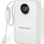 XS-422 20000mAh Power Bank – 22.5W Super Fast Charging Portable Charger with Built-in Lightning & USB-C Cables, USB-A & 