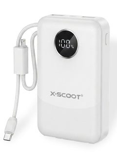 X-SCOOT XS-422 - 20000mAh Power Bank with Built-in Cable
