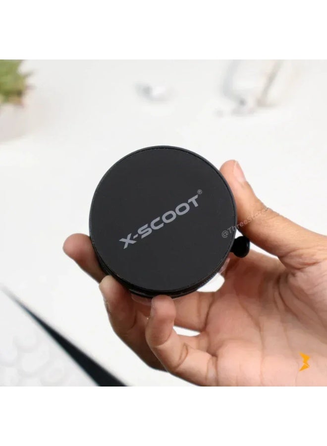 XS-812 Magnetic Suction Cup Phone Holder with Strong Magnetic Mount, 360° Rotation, Foldable Compact Design & Vacuum Suc