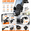XS-805 Suction Cup Car Phone Holder with Deformable Long Arm, 180° Rotation, One-Click Lock & One-Hand Operation, Alumin