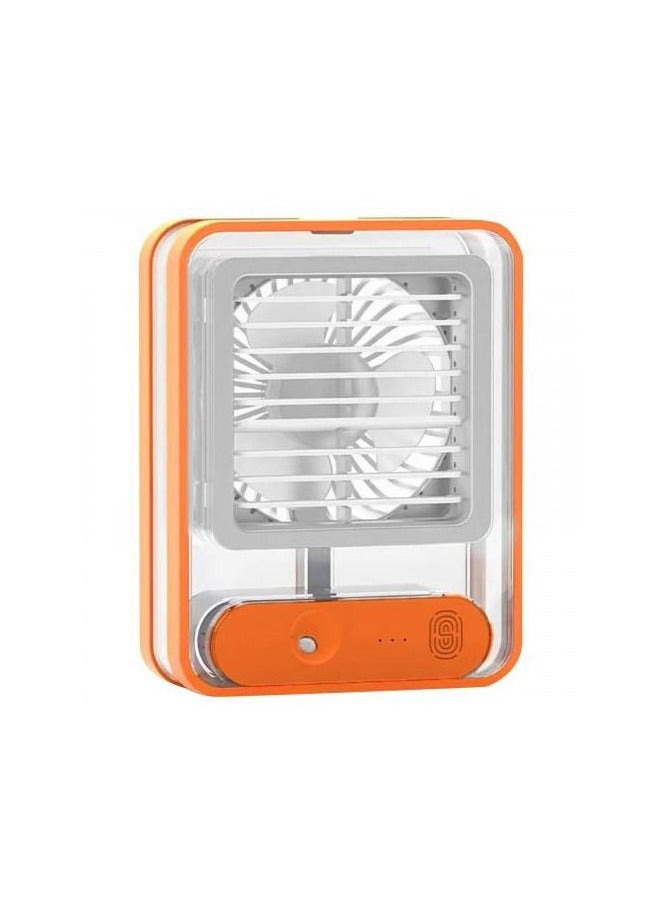 Portable Air Conditioner Fan Personal Cooler Desk Fan for Shop, Office, Kitchen, USB Powered Mini AC, Portable Humidifier Air Cooler Fan