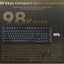 كيبورد Redragon K688-RGB-BRAGI على سطح مكتب الجيمنج