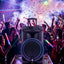 AH-15000 Portable 15 Inch Battery Powered Party Speaker with Disco LED Lights and Remote Control High Power Wireless Aud