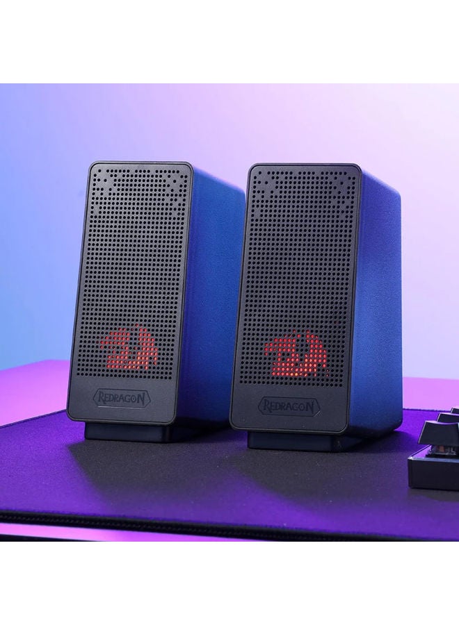 سماعات للكمبيوتر Redragon GS513 RANCH ستيريو 2.0 أسود