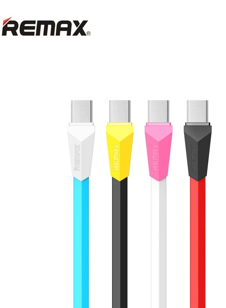 Alien Series Data Cable Mirco-USB Interface Charging for Mobile Phone Durable Android 1M Length Data Cable RC-030m,Pink