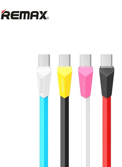 Alien Series Data Cable Mirco-USB Interface Charging for Mobile Phone Durable Android 1M Length Data Cable RC-030m,Pink