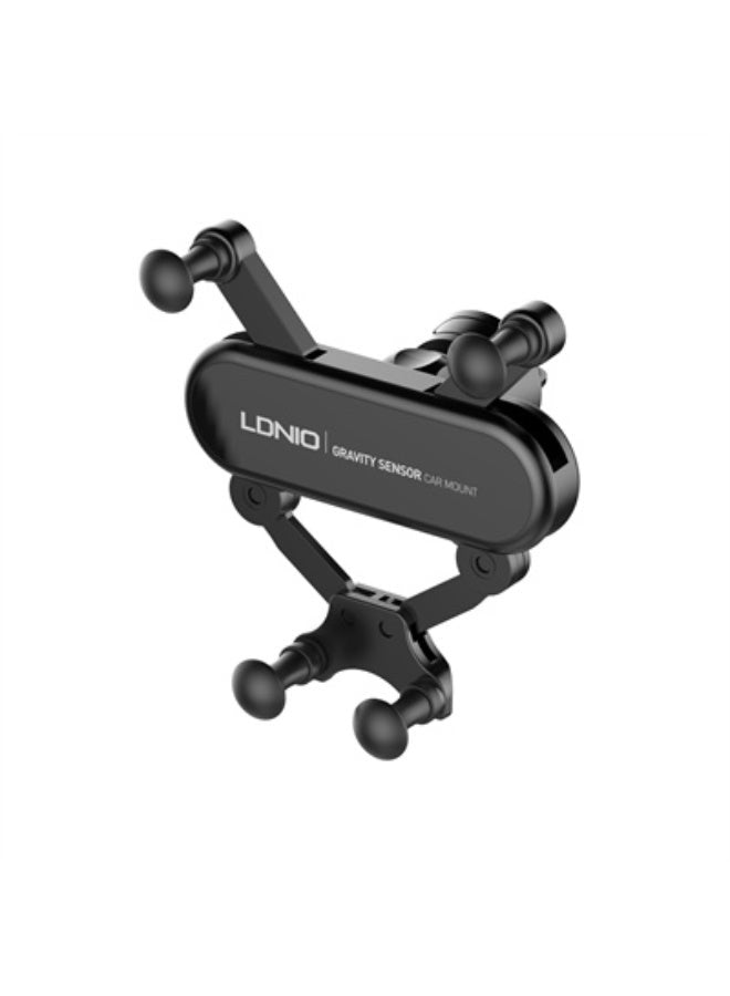 Universal Car Air Vent Phone Holder MG03 , Automatic Tightening, 360° Rotation, Adjustable Clamp for All Smartphones, Du