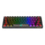 REDRAGON K617CTB-RGB 60% Wired RGB Gaming Keyboard, 61 Keys Compact Full-Transparent Mechanical Keyboard