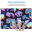 Psychedelic Revel Mushroom Mouse Pad Extended Large Gaming Mousepad XL Big Long Oversized Desk Mat Stitched Edges ( 70x3
