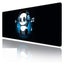 Gaming Mouse Pad Size - DJ PANDA - Stitched Edges Anti-slip rubber base - Optimized for all mouse sensitivities and sens