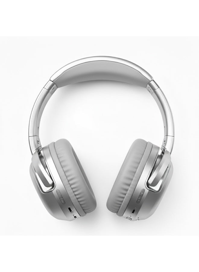 Wireless Foldable Headphones with Pure Bass Sound, Double Bass Effect, 24 Hours Playtime, Voice Assistant Ready, Hi-Res 