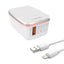 18W Fast Charging USB Wall Adapter with Micro USB Cable – Quick Charge Compatible Charger for Android Smartphones and US