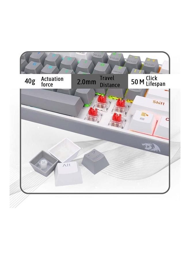 كيبورد جيمنج Redragon K616 ميكانيكال 61 مفتاح متعدد الألوان