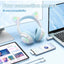 GT838 Cat-Ear Wireless Gaming Headset – 2.4GHz USB Receiver, Bluetooth & Wired Connectivity, 50mm Drivers, Low-Latency A