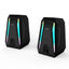 Kisonli Super bass usb powered supply 2.0 PC speakers computer audio player light speaker X10