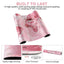 PINK World Map Gaming Mouse Pad - (70×30cm) for Keyboard and Mouse Desk Mat for PC - Non Slip Rubber - Speed Edition